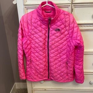 The North Face Thermoball Fuchsia Quilted Jacket